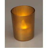 10 Pack Matt Gold Glass Votive Candle Holders Table Centreoieces  Xmas Wedding Anniversary Event Recption Party Function or Home Decor