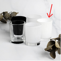 20 Pack Pure White Tealight Candle Holder 6.5cm Festival Decor Wedding Propose Parties Holiday and Home Decor