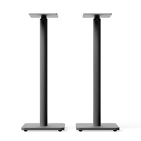 Kanto SPH Universal Height Adjustable Bookshelf Speaker Stands - Black, Pair