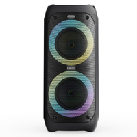 Majority PS200 - Party Speaker 80w Bluetooth Karaoke-DJ-Party-PA System - Black
