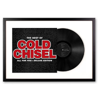 Framed Cold Chisel the Best of Cold Chisel Double Vinyl Album Art