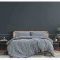 Fletcher PRINTED QUILT COVER SET - QUEEN