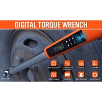 3Pc 1/2" Digital Torque Wrench Set Adjustable 17-340N.m / 25-250ft.lb Motorcycle