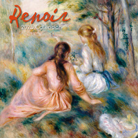 Renoir - 2025 Square Wall Calendar Fine Arts 16 Months Premium Planner Gift