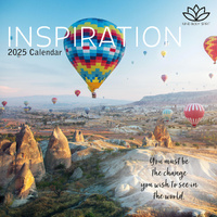 Inspiration - 2025 Square Wall Calendar 16 Months New Year Premium Planner Gift