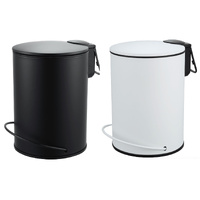 3L Soft Close Pedal Bin White