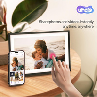 10.1 Inch Digital Picture Frame - 1280 * 800 HD WiFi Enabled with Load from Phone Capability, 32GB Memory Touch Screen Digital Photo Frame Display