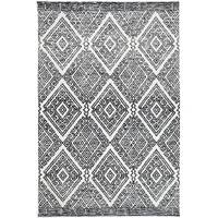 Amritsar Glenfalls Anthracite Tribal Rug 240X330
