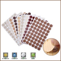 54 X Self Adhesive Decorative Screw Cover Caps Holes Cams Furniture Kitchen 20mm - PC 104