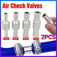 2X 6/8/10/12Mm One Way Non Return Check Valve Air Fuel Petrol Diesel Oil Vacuum - 12MM