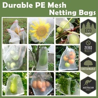 50X Fruit Net Bags Agriculture Garden Vegetable Protection Mesh Insect Proof - 10*15 (50 PCS)