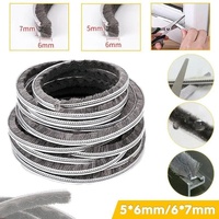 10M Hairy Seal Brush for Door & Window Draught Exclusion - 5x6mm（10M）