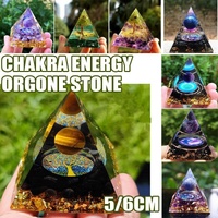 Amethyst Crystal Sphere Orgonite Pyramidamp Obsidians - Purple Tree(50mmx50mm)