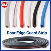 5m Car Door Edge Protector Strip Anti-Scratch Protection Rubber Trim Seal - White