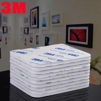 Round 40 x 3mm 3M Double Sided Foam Sticker Tape Side Wall Car Self Adhesive Pads - 12pcs