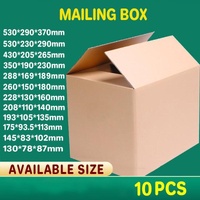 3-Layer Mailing Box Carton Small Medium Large Cardboard Parcel Boxes - Carton - 260x150x180mm