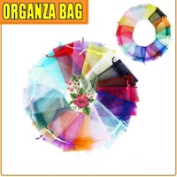 Organza Bag Sheer Bags Jewellery Wedding Candy Packaging Sheer Bags 10*15 cm - Dark Purple