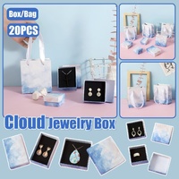 20PCS Cloud Jewelry Box Earrings Necklace Ring Bracelet DisplayOrganizer - 5*8*3cm（Box）