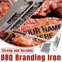 Alphabet Fire Branding Barbecue Grill Tool Custom Branding Iron for BBQ Meat