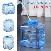 Outdoor Water Bucket Household Storage Car Water Tank Drinking Water Storage - 15L