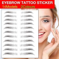 3D Waterproof Eyebrow Tattoo Sticker Hair-Like Natural Brows for Sparse Eyebrows - JY09