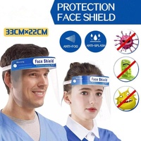 1 pc Anti-Fog Full Face Protection Masks with Clear Shield Glasses