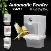 1 pc Automatic Bird Feeder Bird Feeder Cage Accessories Automatic Feed Cage - 425g
