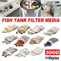 500g Fish Tank Water Filter Media Aquarium Filtration Material Sponge Pad - Bacteria Ring