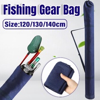 Outdoor Portable Fishing Rod Bag Folding Storage Carrier Waterproof Fishing Case - 140cm