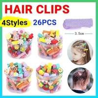 26Pcs Hair Clips Set Snap Bows and Hairpins for Styling and Everyday Use - Animal ( Without Bottle)