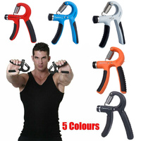 Adjustable Power Hand Grip Forearm Exerciser Gripper Strengthener Trainer 5-60Kg - Grey