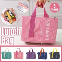 Large Capacity Lunch Bag Outdoor Picnic Aluminum Foil Portable Thermal Bag - Green