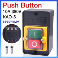 Motor Drill Switch Push Button For 10A 380V Kao-5 On/Off Water Proof Machine