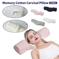 Orthopedic Memory Foam Cervical Neck Pillow for Sleep Support Slow Rebound - Navy
