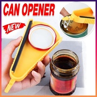 Multipurpose Jar Bottle Can Opener with Non Slip Grip for Kitchen Use