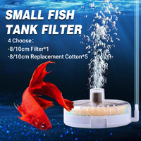 Aquarium Filter Special Mini Small Tank Filter Circle for Freshwater or Marine - 10cm Filter