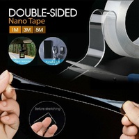 Double Sided Nano Tape Transparent Reusable Adhesive Gel Grip for Home Office - 3cm*3m*2mm (1 Unit)