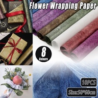 10pcs High Quality Flower Wrapping Paper DIY Bouquet Gift Wrap Floral Supplies - Army Green