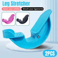 2PCS Tendon Plate Calf Stretcher Fitness Oblique Pedal Ankle Achilles Exercise - Pink