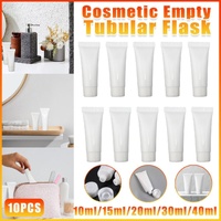 10x Soft Cosmetic Tubes for Face Wash Hand Cream Lotion Packaging Containers - 10ml