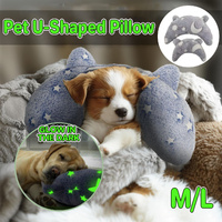 Cervical Vertebrae Protection Pet Pillow U-shaped Dog Backrest Cushion For Sleep - L