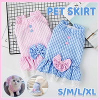 Cute Small Dog Dress Puppy Clothing Pet Apparel for Summer Fashion Outfit - Pink - XL