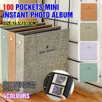 100 Pockets Mini Album for Fujifilm Instax Instant Photos - Green