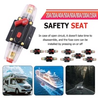 20-150Amp Circuit Breaker Dual Battery Ip67 Waterproof Fuse Manual Reset 12V 24V - 150AMP