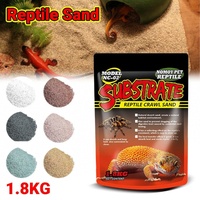 Pet Sand for Tortoises Snakes Lizards Spiders Multi-colour Reptile Habitat Decor - Yellow