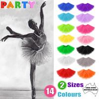 Girls Tutu Skirt Princess Dressup Party Costume Ballet Dancewear - Black