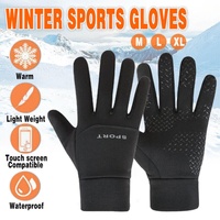 Winter Warm Thermal Outdoor Sports Waterproof Windproof Touch Screen Ski Gloves - L