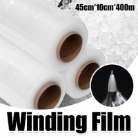 Stretch Film PE Winding Film Transparent 45CM Wide Logistics Wrapping Film