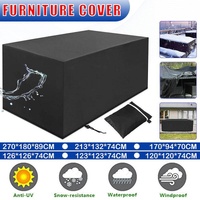 Waterproof Outdoor Furniture Cover Garden Patio Rain Uv Table Protector Chair - 120*120*74