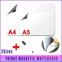 Whiteboard for Fridge A4 A5 with Marker Pen Memo and Reminder Use - A4 1PCS+1PCS Maker